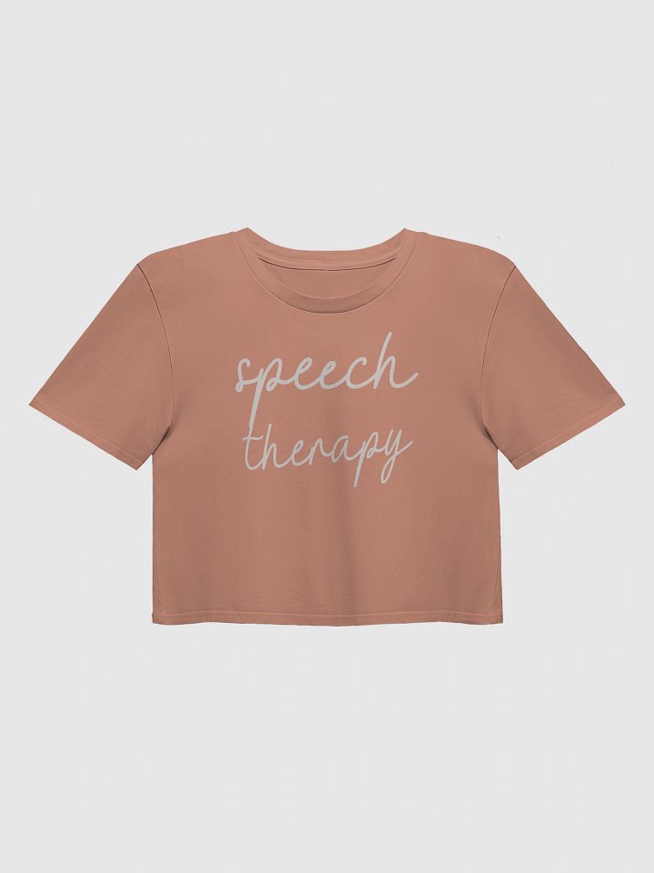 Speech Therapy Chic Crop Top product image (3)