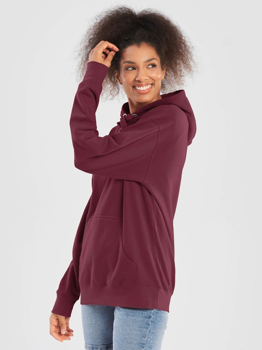 Plain Color Maroon Hoodie product image (2)