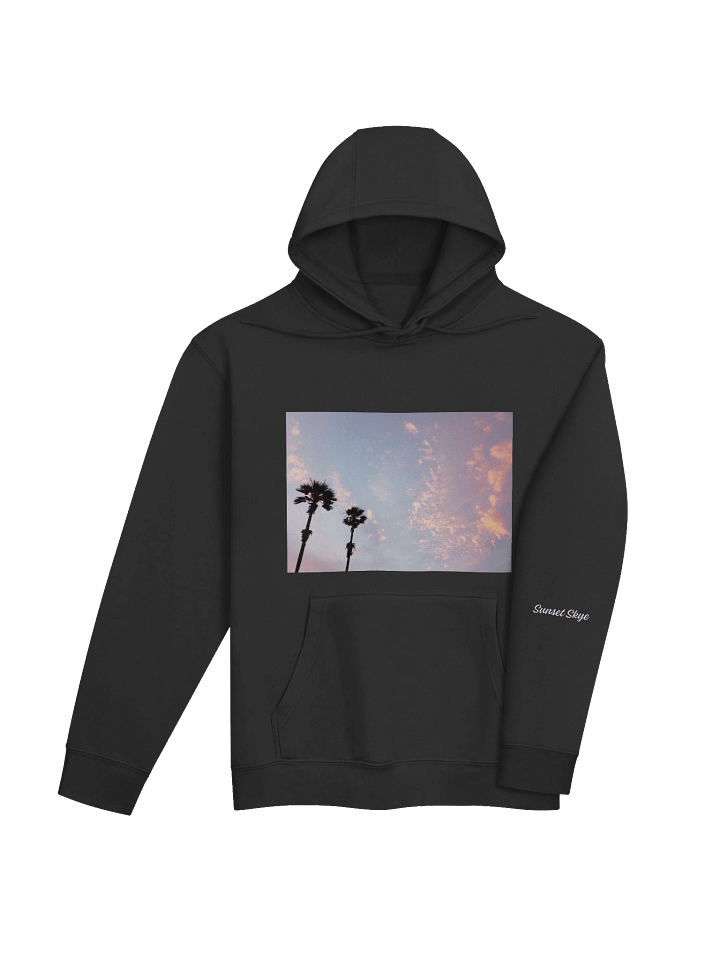 Double Palms Front Black Hoodie product image (1)
