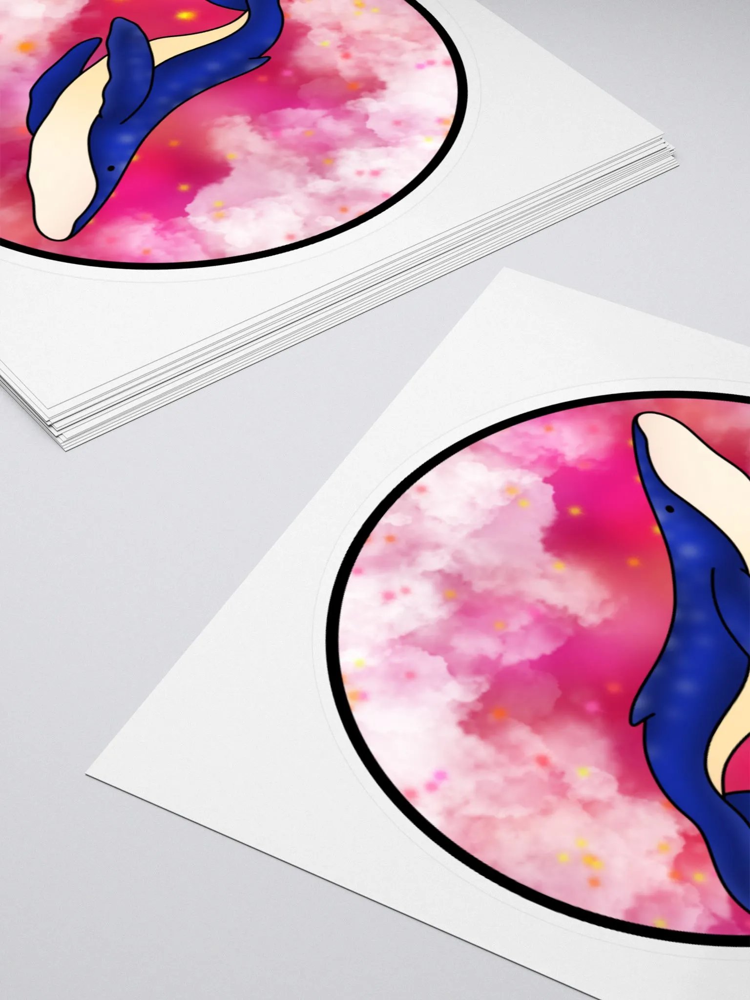Celestial Whale Sticker product image (4)
