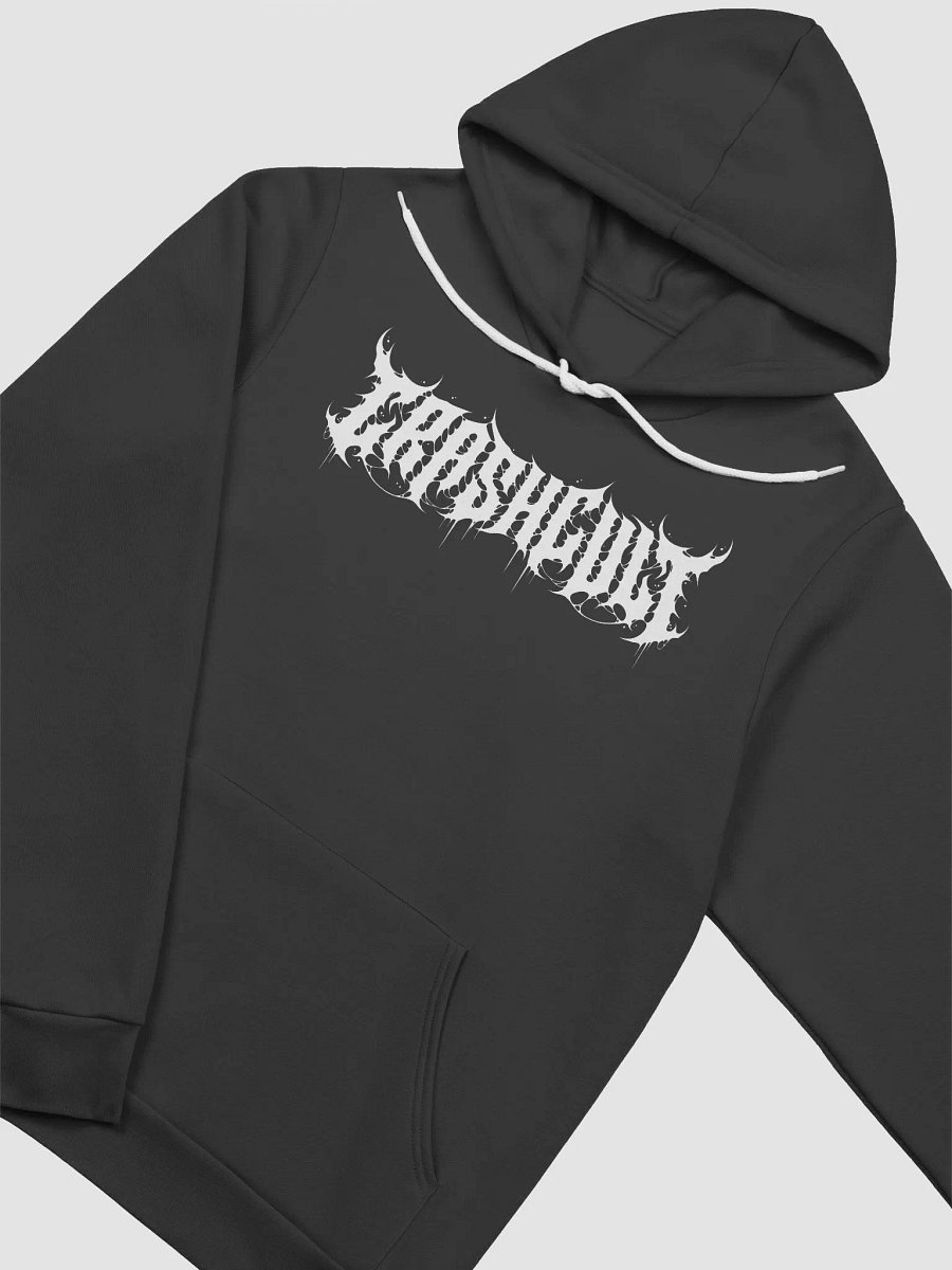 Crash Cult / ItzKryptoxic White on Black hoodie product image (3)