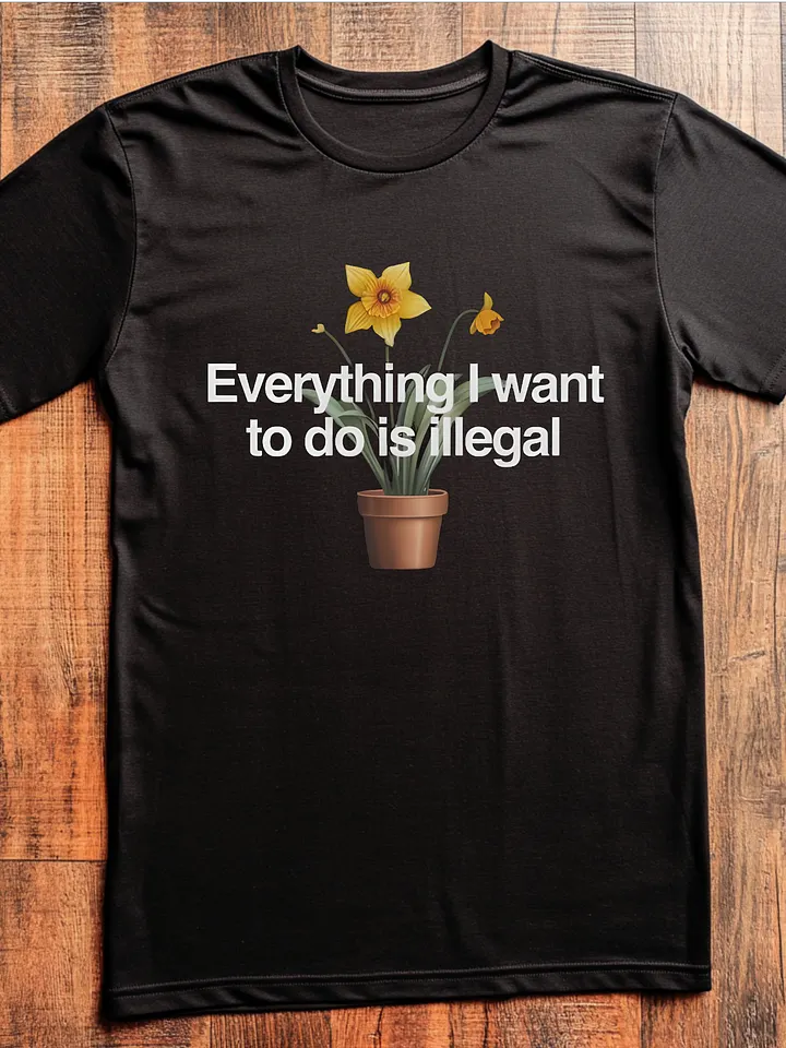 Everything I Want To Do Is illegal Shirt product image (1)
