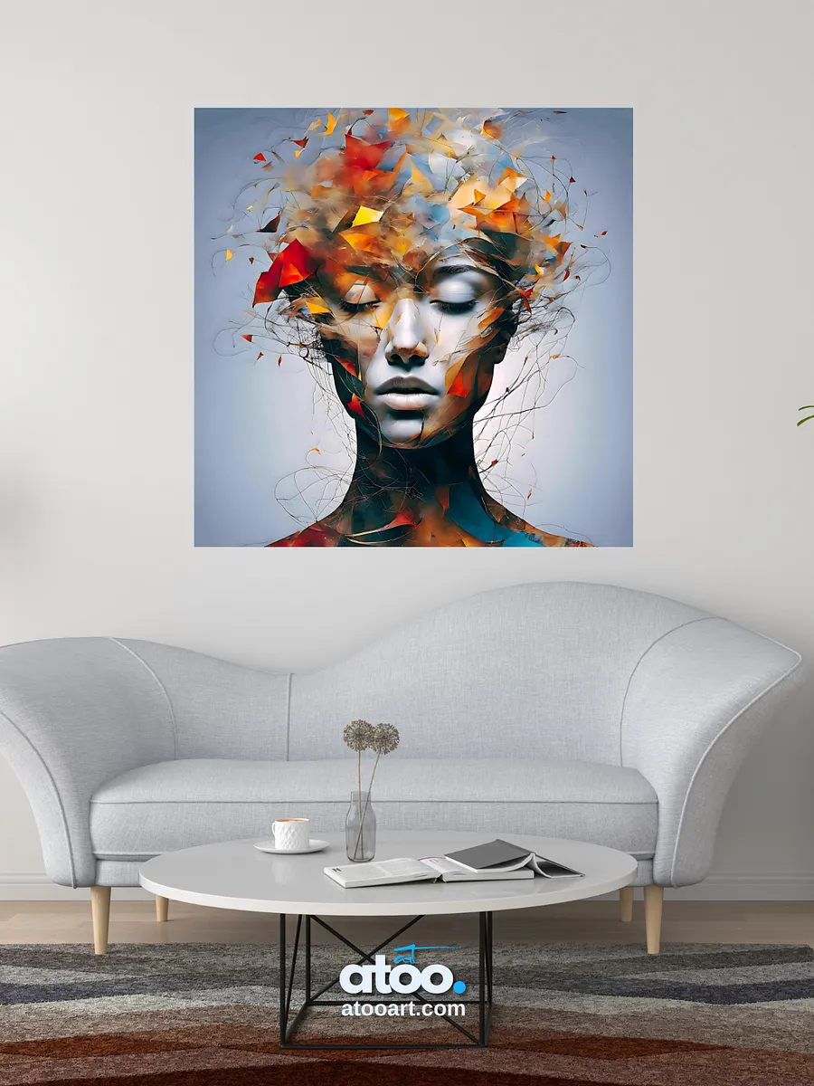 Understanding Women | Living in Colors | Canvas Artistic Painting product image (3)