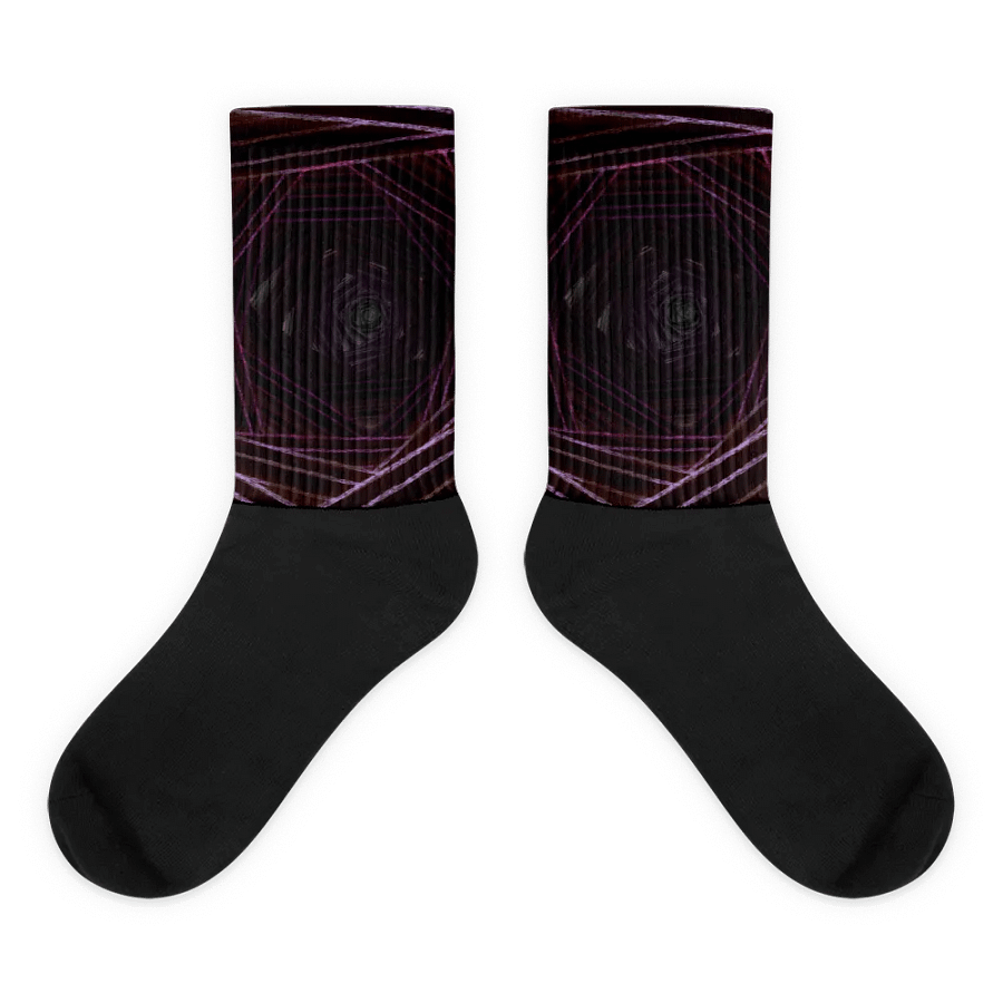 Triangulum Rift Black Foot Socks product image (1)