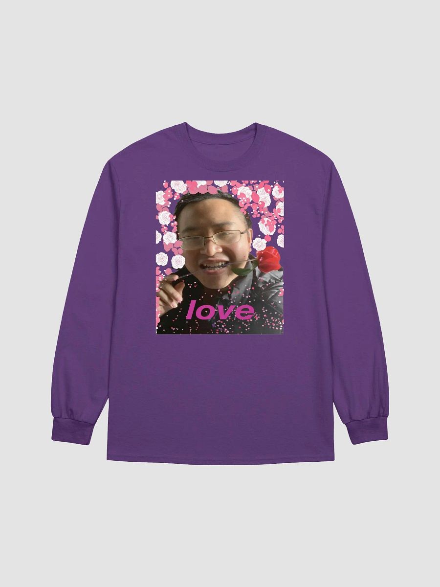 Gildan Ultra Cotton Long Sleeve T-Shirt: rose love product image (3)