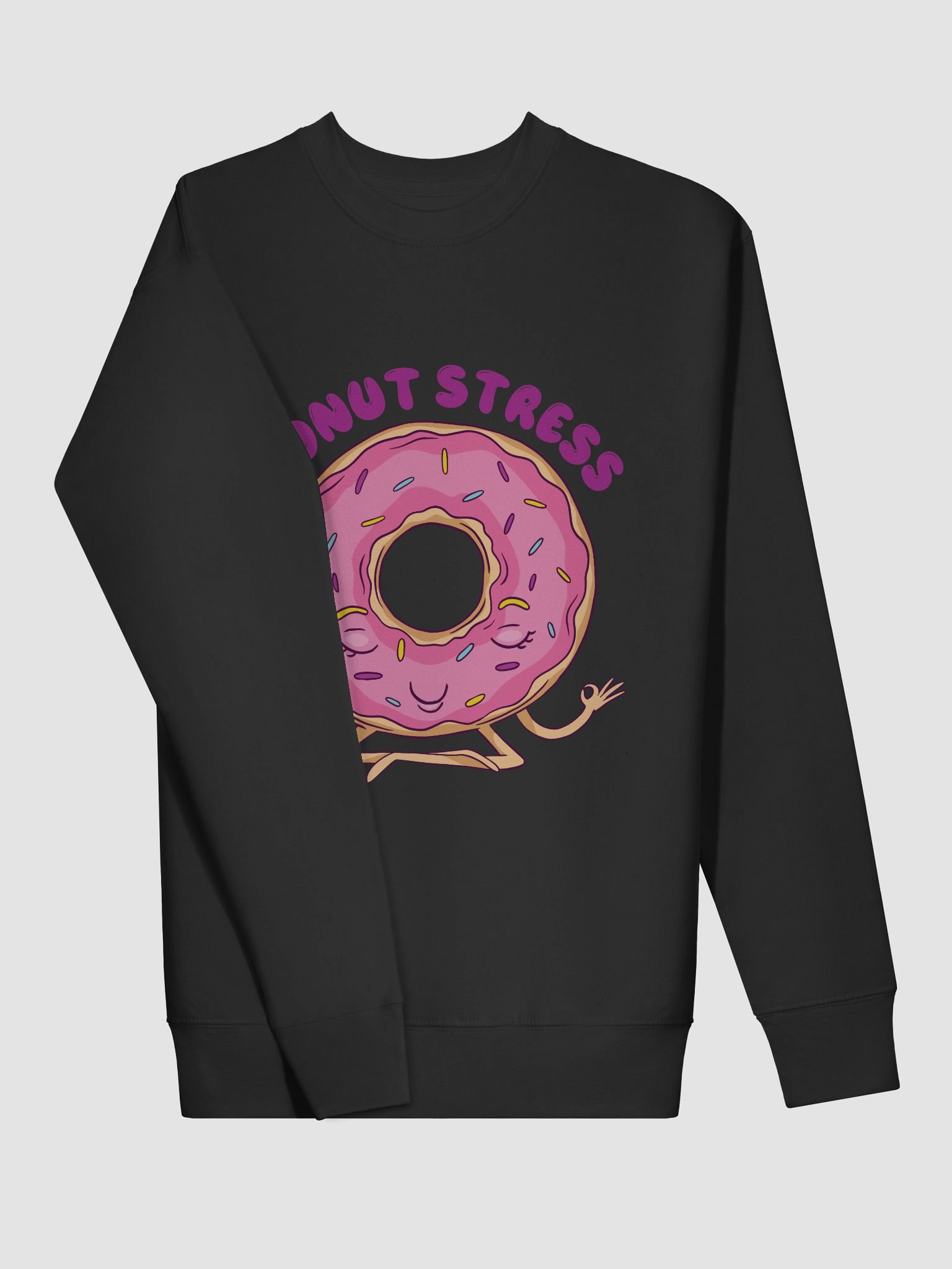 Meditative Donut Stress Relief Sweatshirt product image (3)