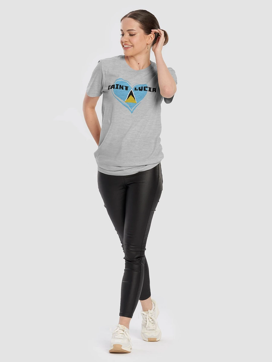 Saint Lucia Heart Tee product image (106)