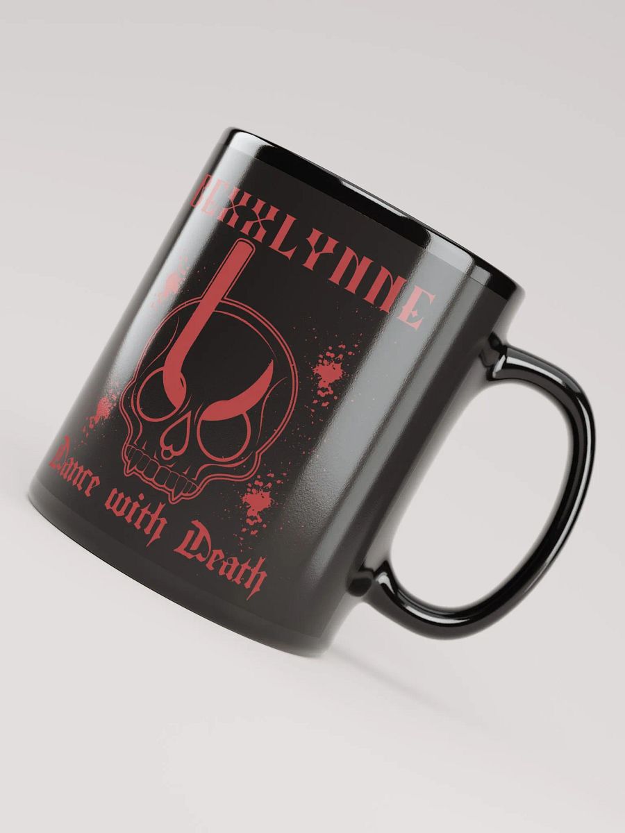 DANCE WITH DEATH BLACK GLOSSY MUG product image (4)
