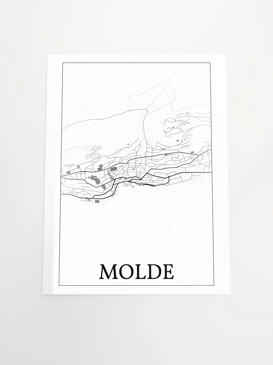 Molde, Norway, city map print product image (19)