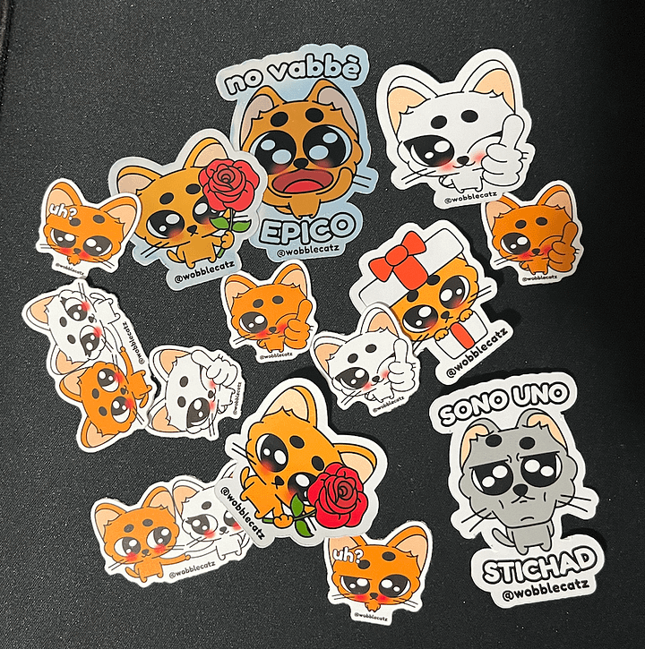 APPICCIMICI - Wobblecatz Stickers product image (2)