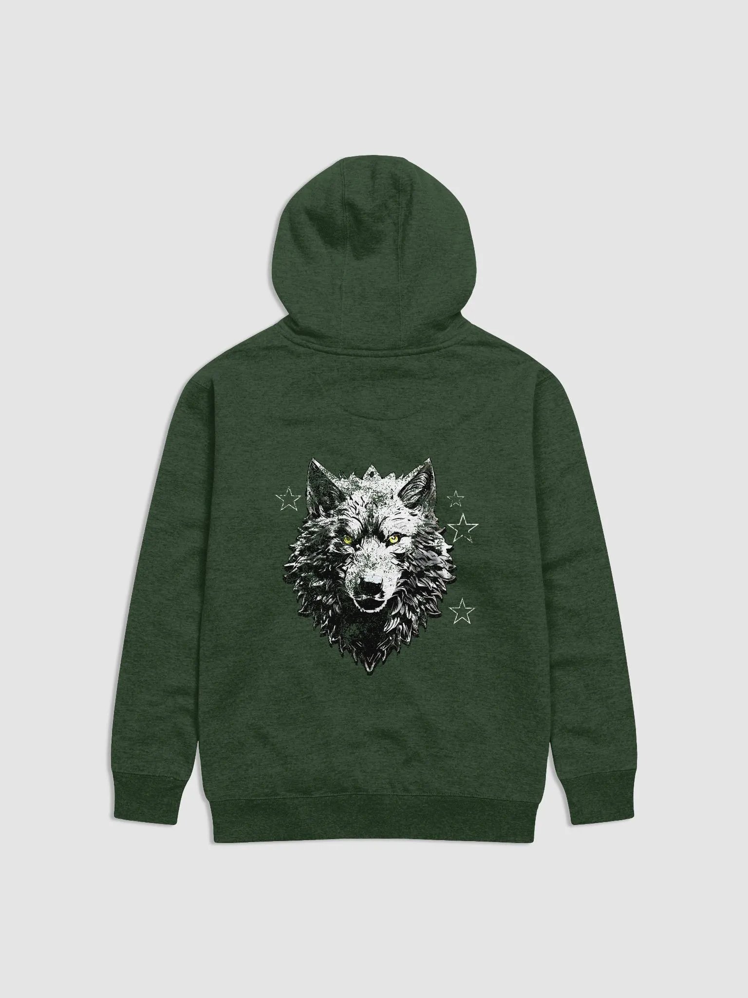 Wolf Star Front/Back Cotton Heritage Hoodie product image (2)