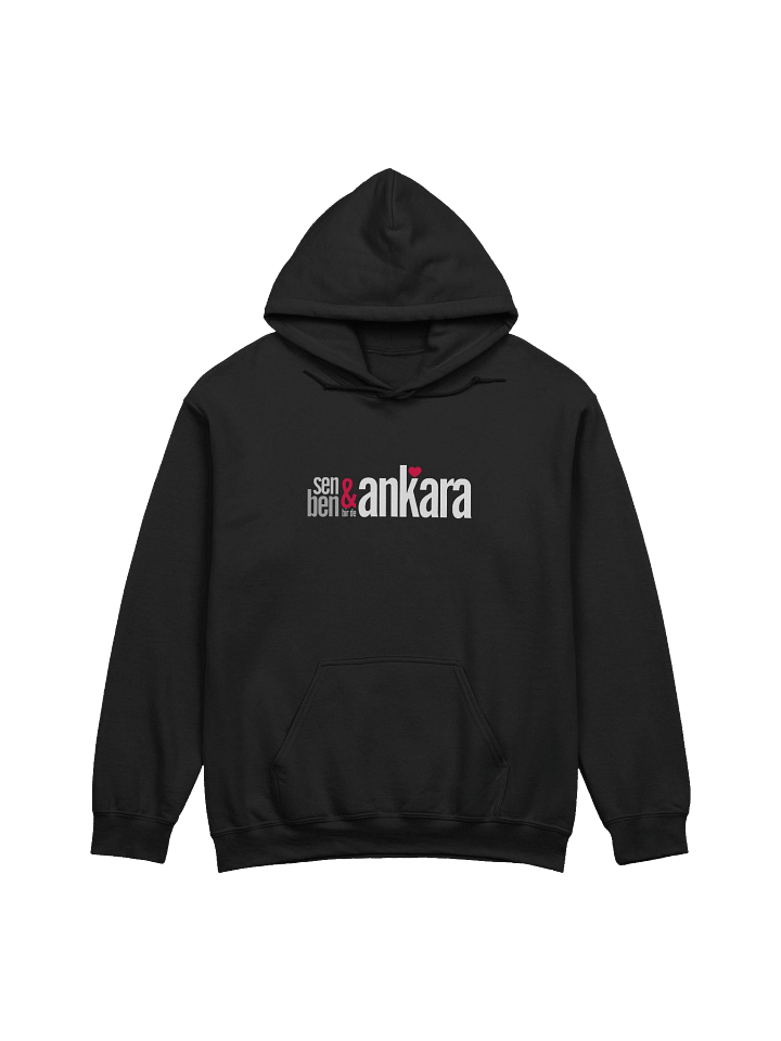 Ankara'da Sıcak Aşk Günleri: Sen & Ben Bir de Ankara Tasarımlı Gildan Classic Kapüşonlu | Hoodie product image (1)