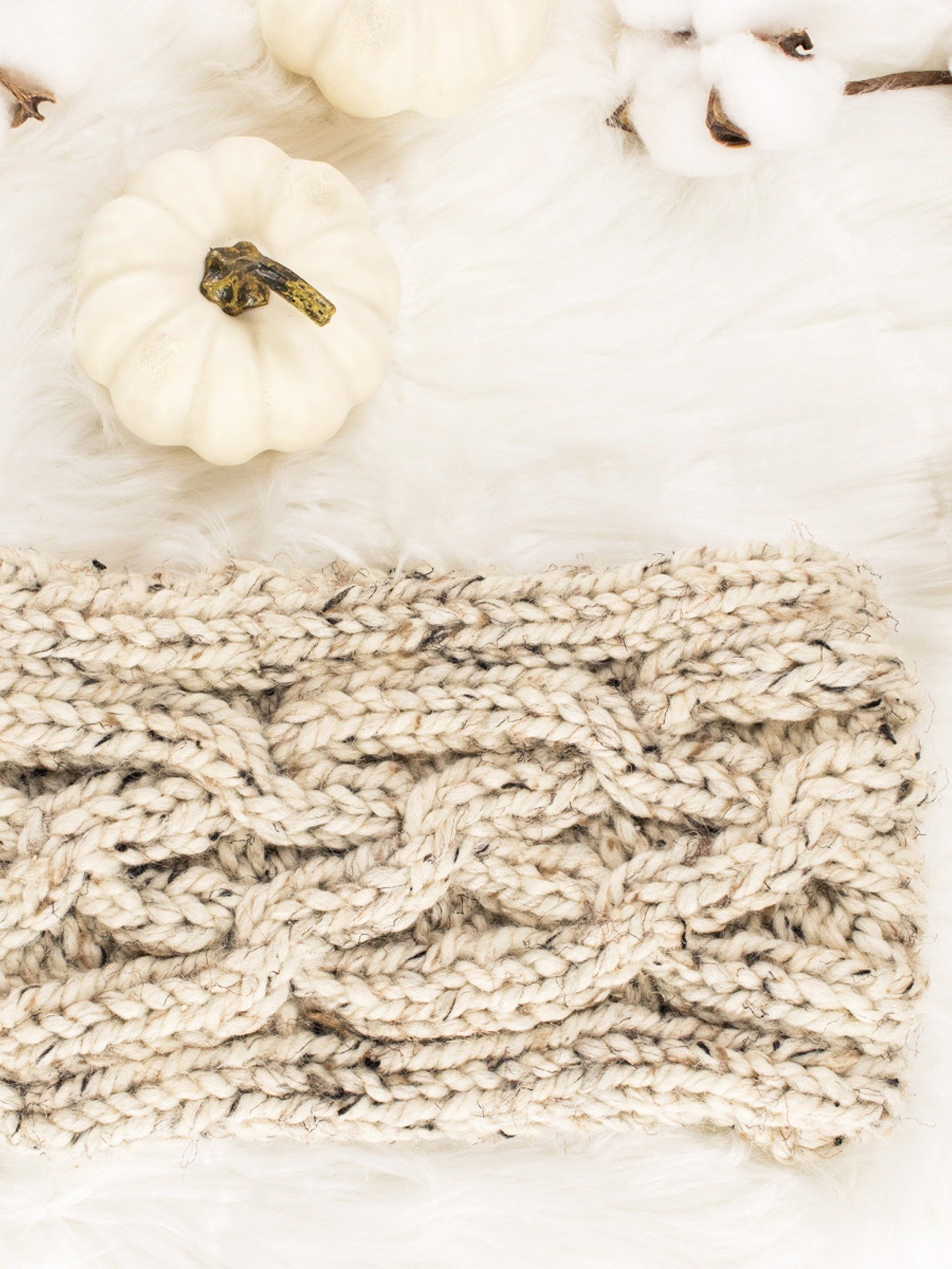 Advanced Beginner Cable Headband Knitting Pattern - Initiative product image (1)