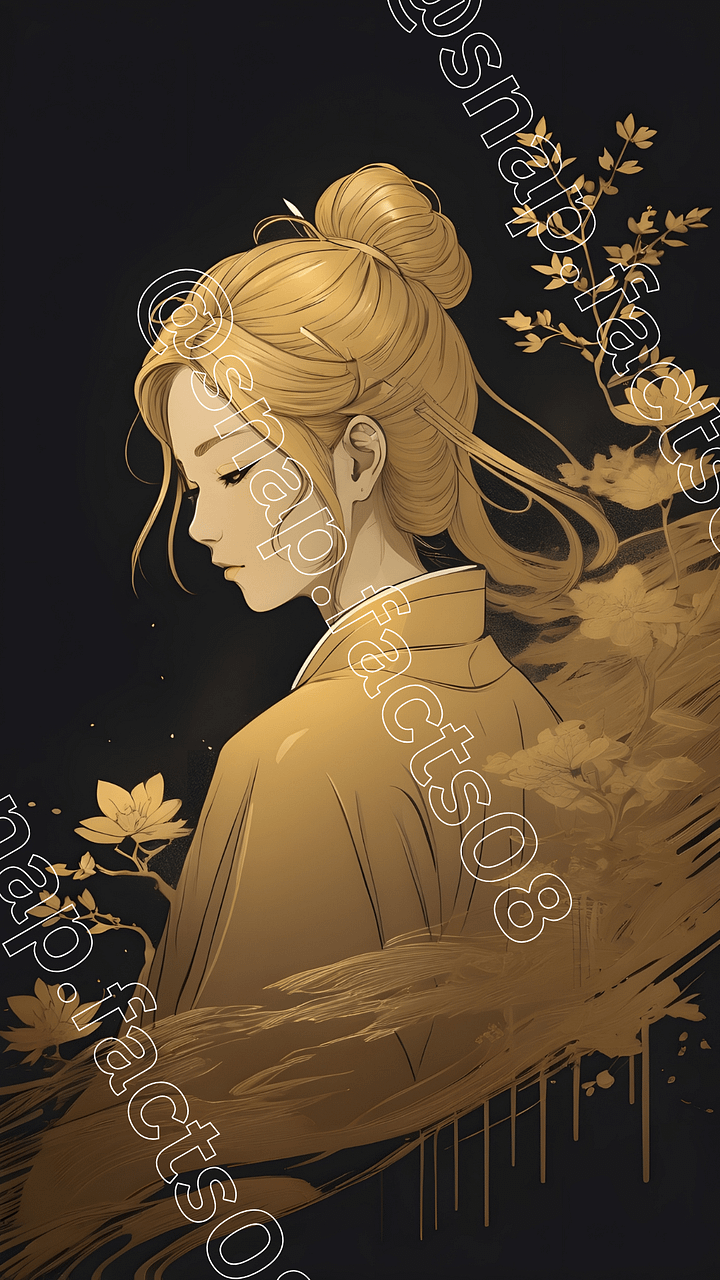 Ethereal Beauty – Traditional Kimono Art Print product image (1)