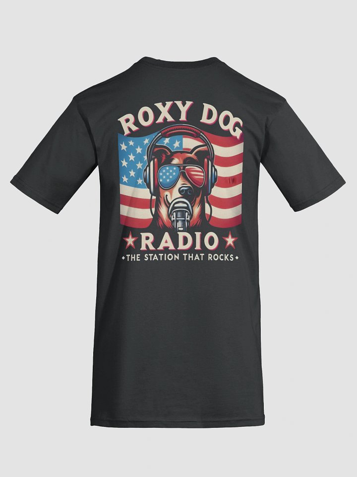 Roxy Dog American Flag Custom T-Shirt product image (1)