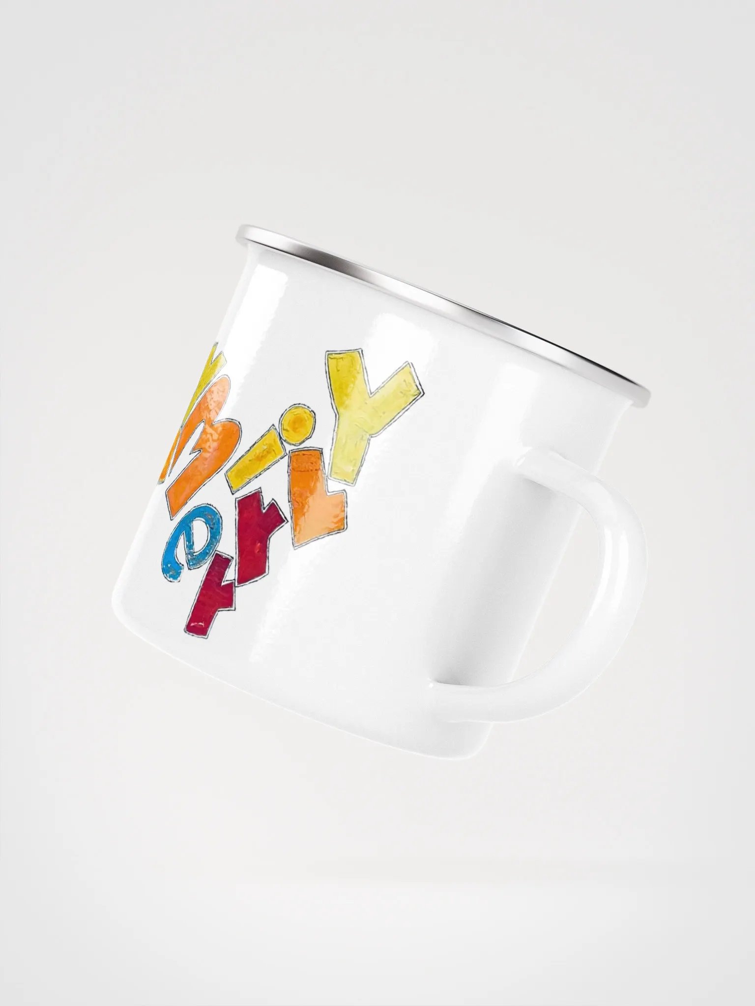Merrily Merrily Merrily Enamel Mug product image (3)