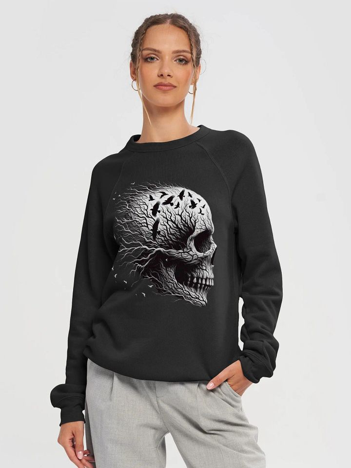 Ethereal Avian Skull Sweatshirt product image (1)