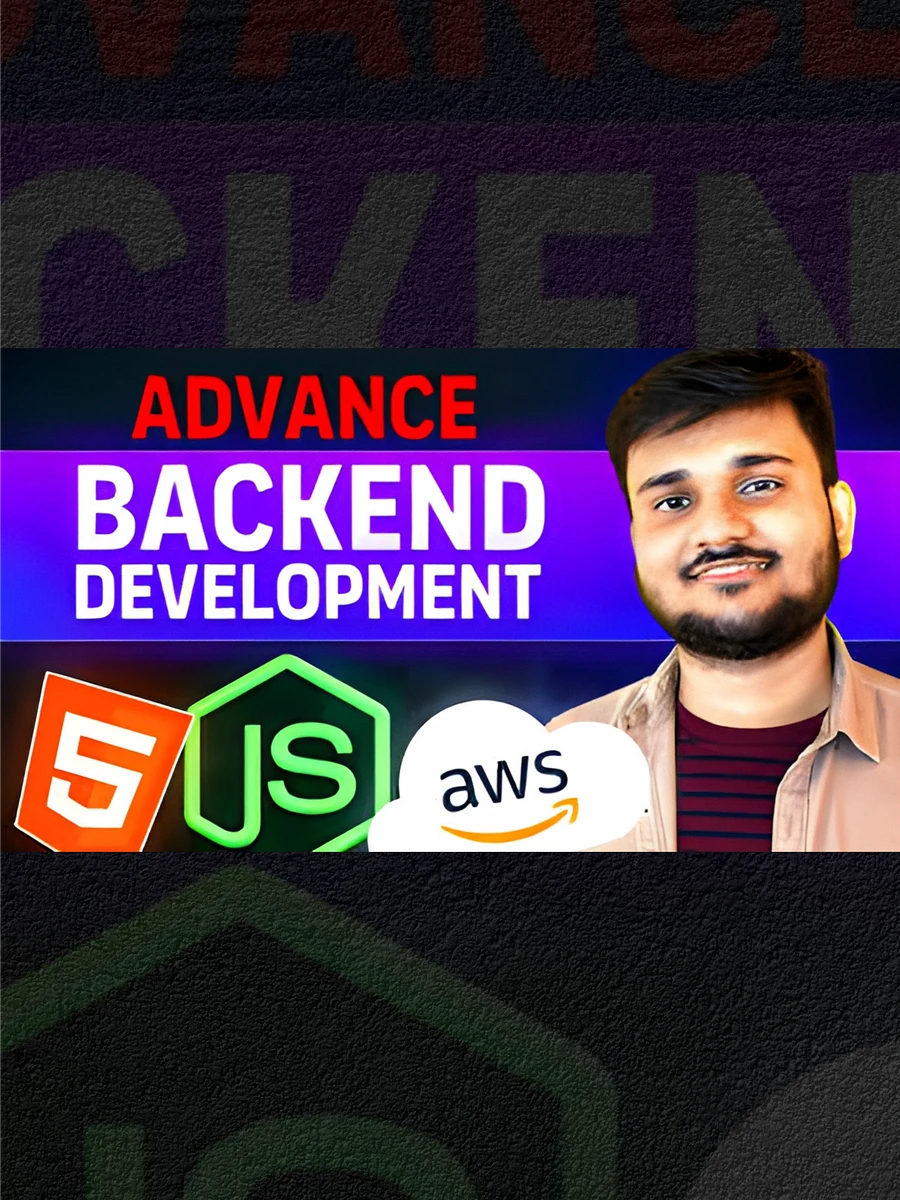 Backend Development in NodeJS (by Sanket Singh) product image (1)