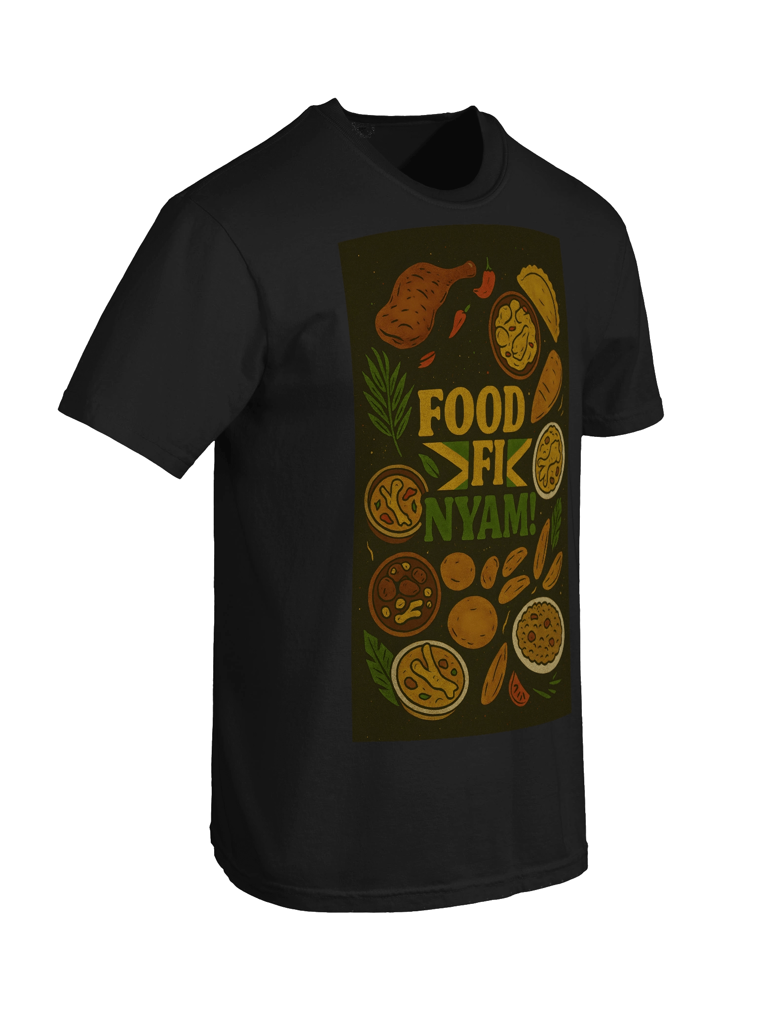 Food Fi Nyam! Illustrated T-Shirt product image (64)