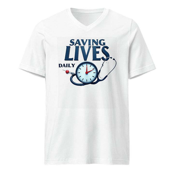 Saving Lives Daily V-Neck Tee product image (1)
