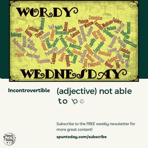 WAY BACK WEDNESDAY WORD OF THE
WEEK!
Want to know what this week's word is?
SUBSCRIBE to the SPUN TODAY NEWSLETTER to
learn a...