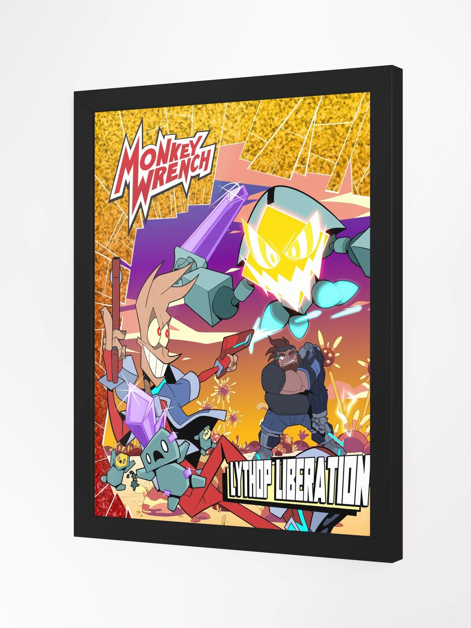 Monkey Wrench - Lythop Liberation Framed Poster product image (2)