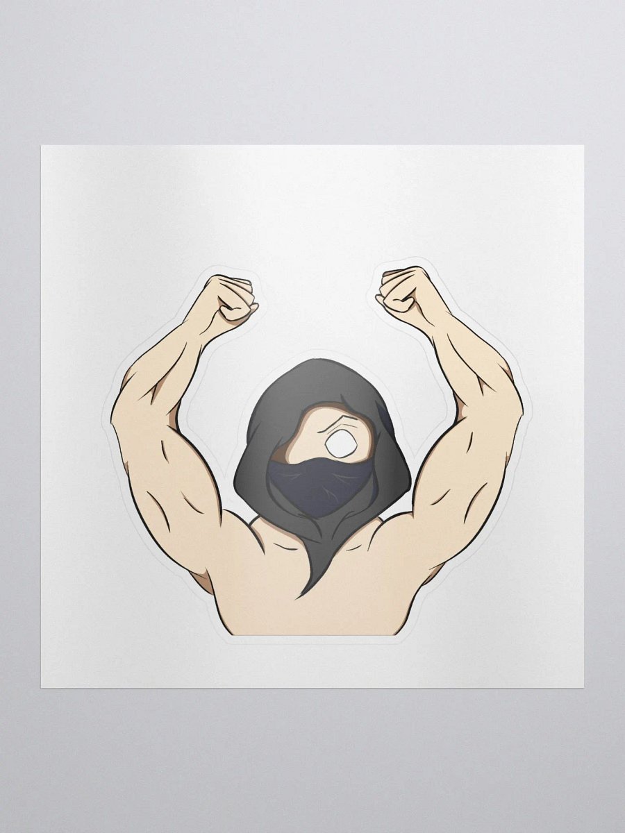Pumped Up Bandit Sticker product image (1)