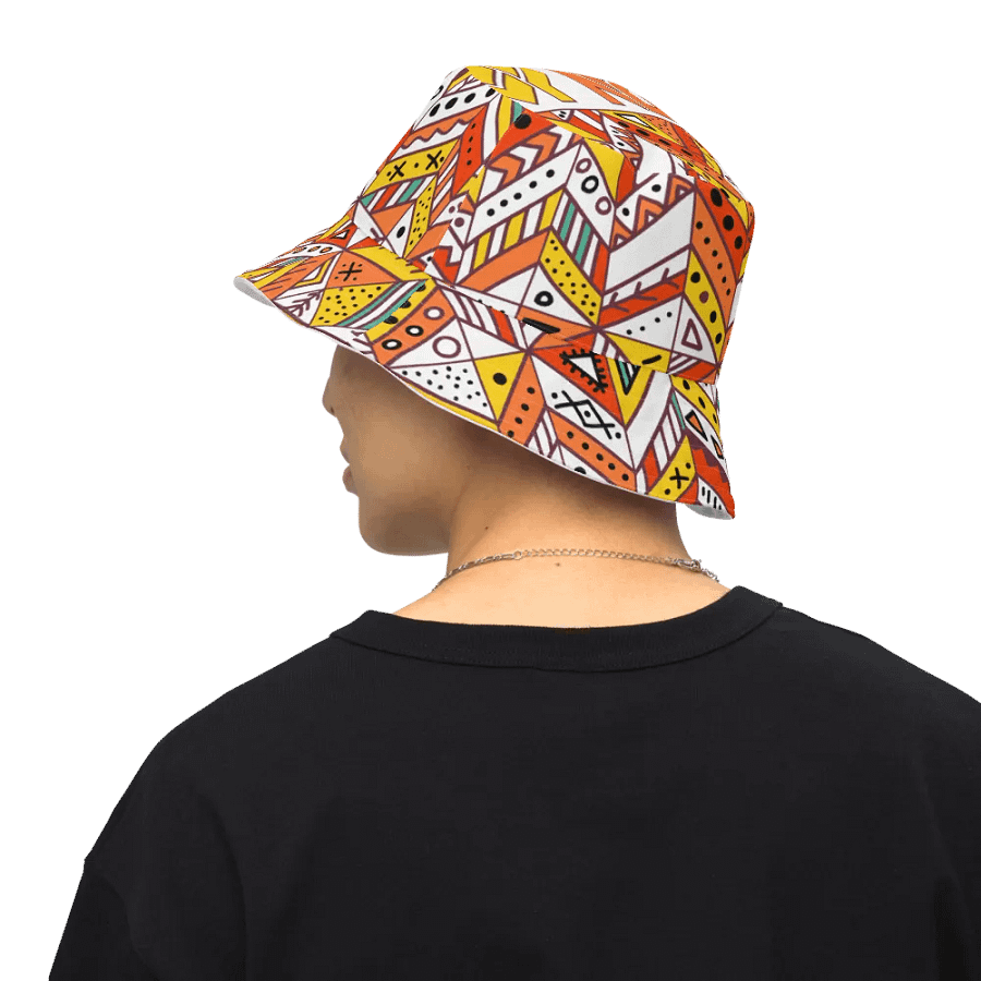 Vibrant Geometric Reversible Bucket Hat product image (5)