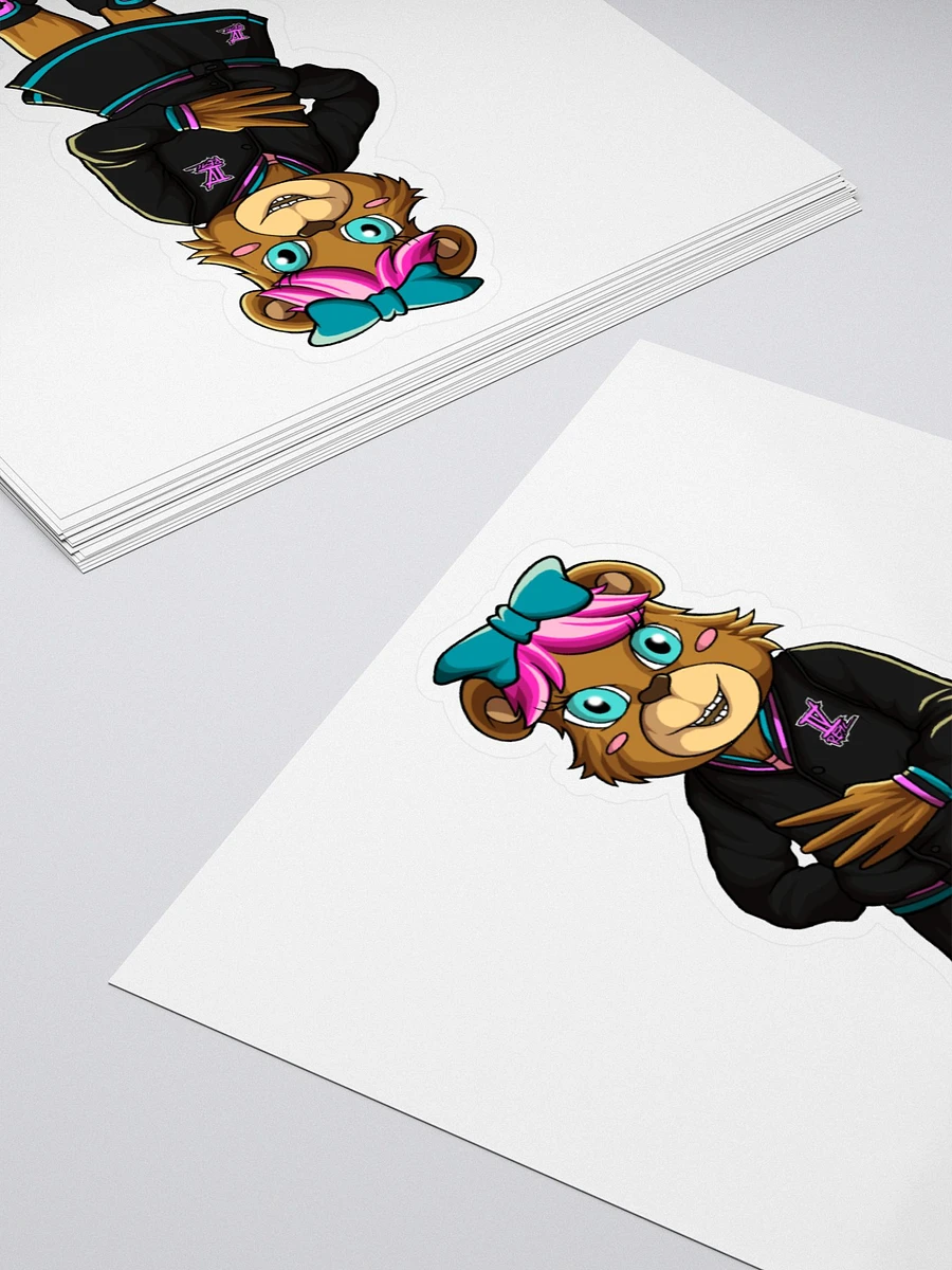 Standing Girl Bear Sticker product image (4)