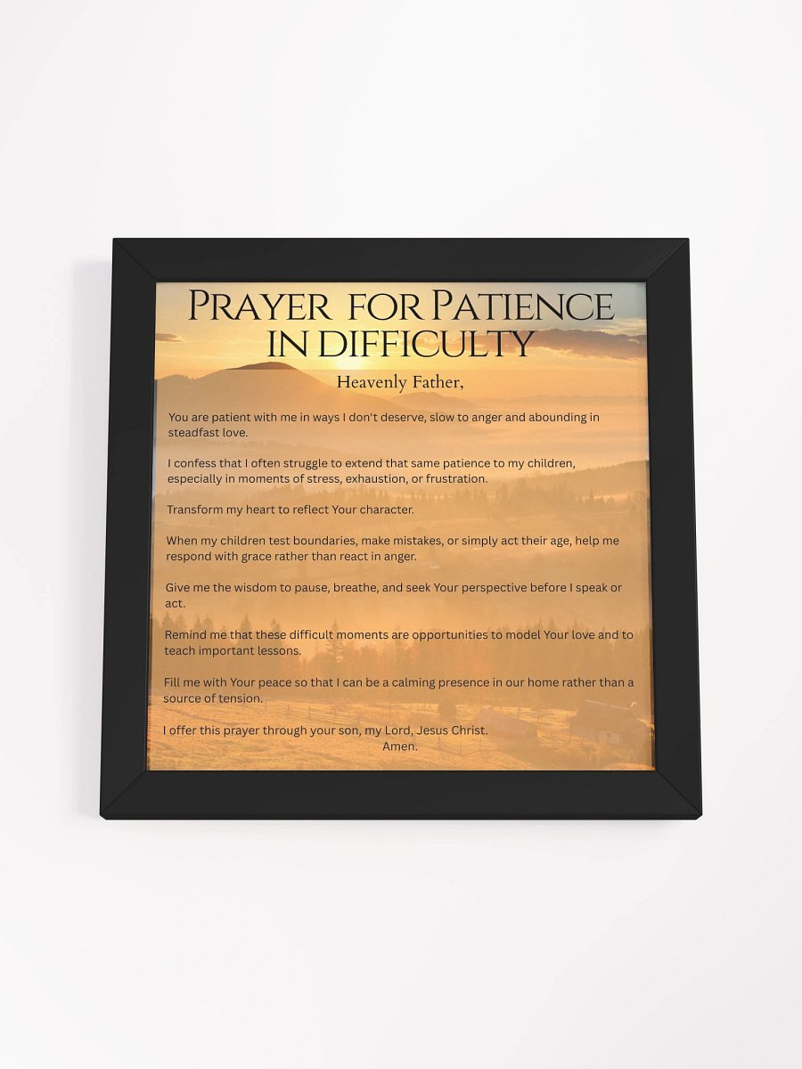 Prayer for Patience in Difficulty - Square product image (4)