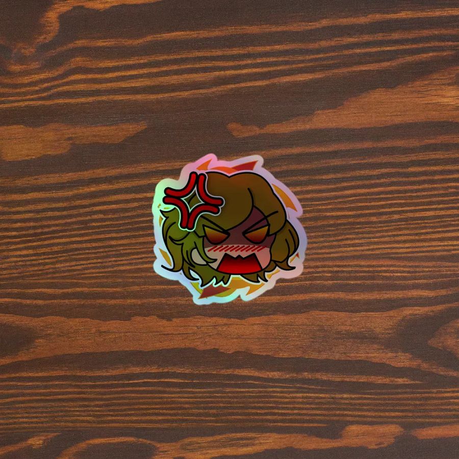 Bika rage holographic Sticker product image (3)