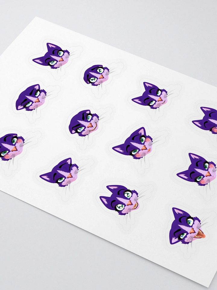 PurdieCat Facial Expression Sticker Sheet product image (2)