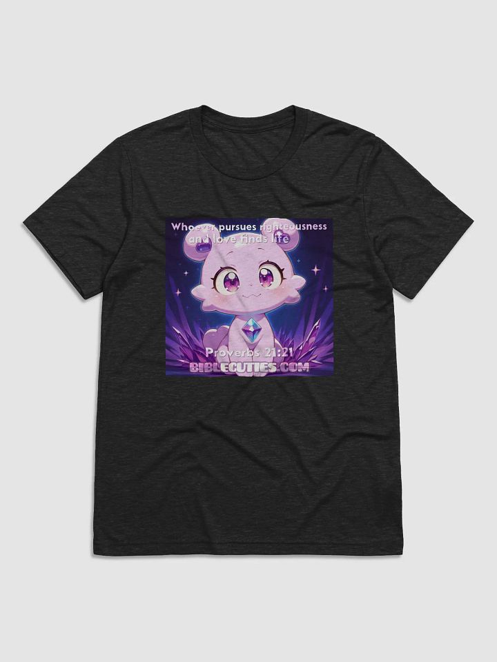 Bible Cuties Vanessa - Whoever pursues righteousness and love finds life T Shirt product image (2)