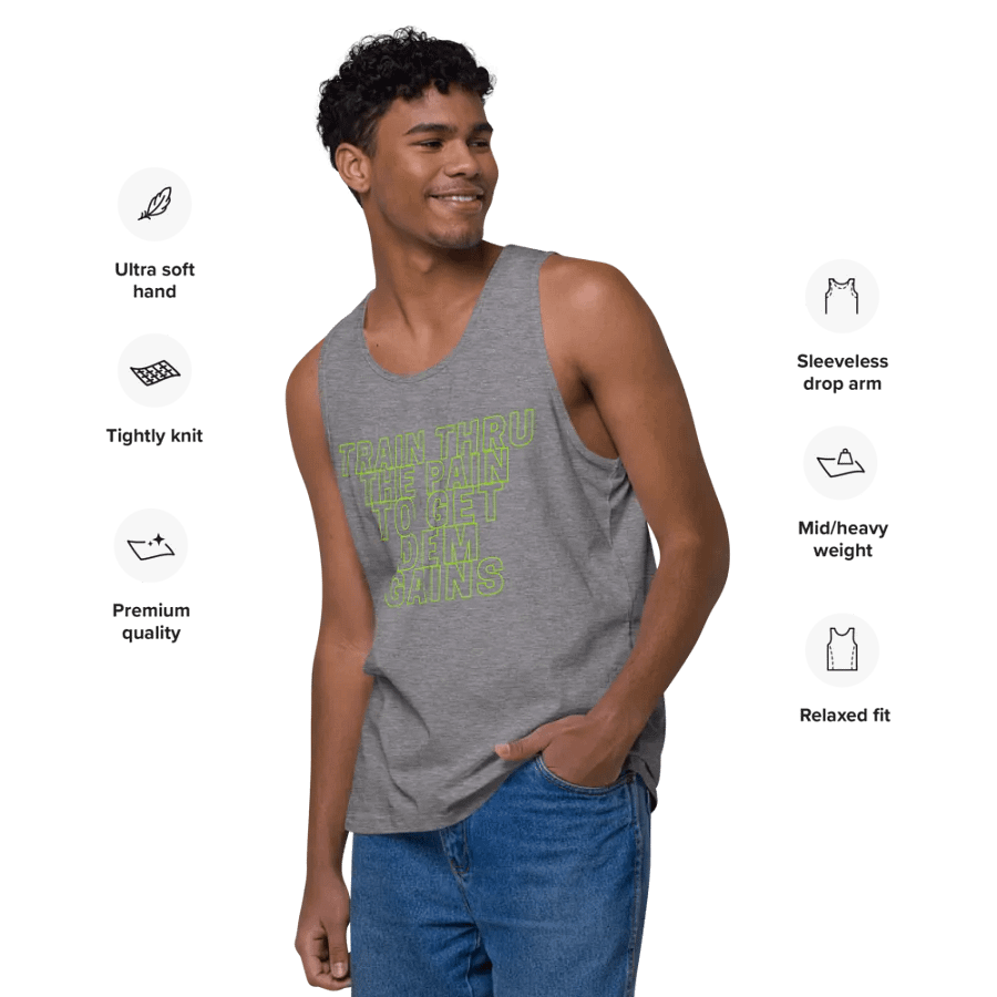 Train thru the pain - Vest product image (127)