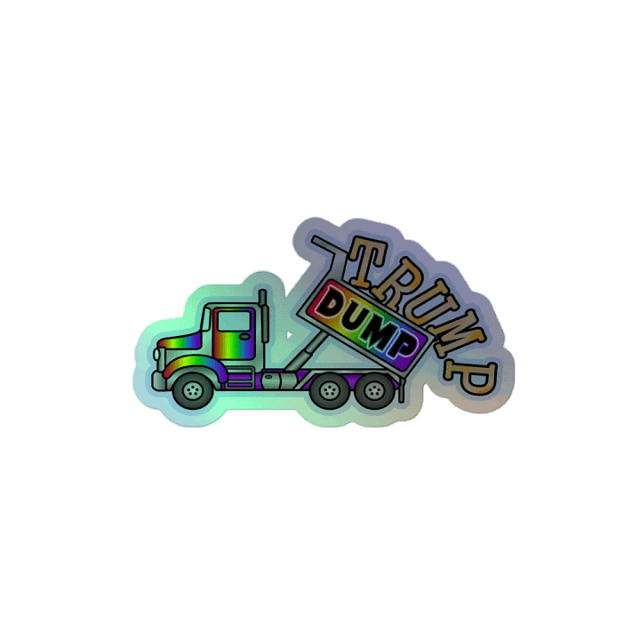 Dump T Pride Holo Sticker product image (2)
