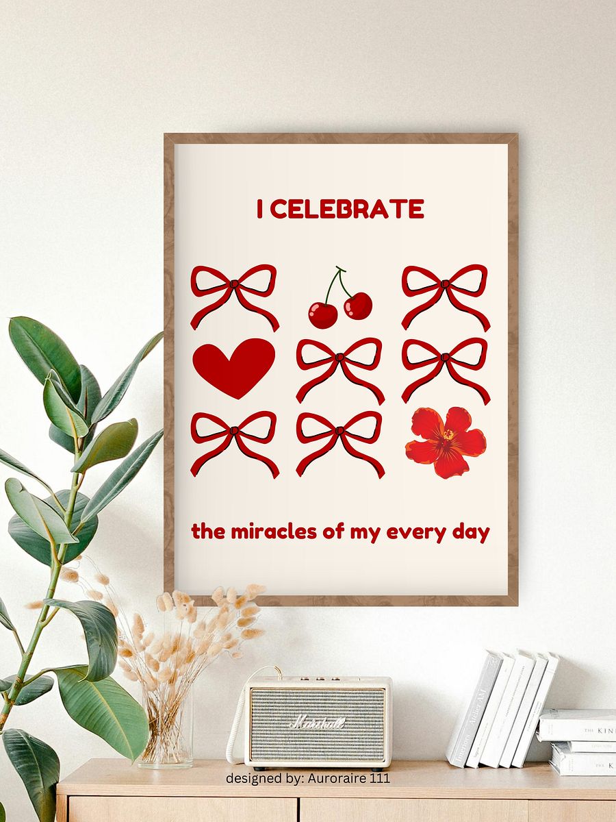 I Celebrate - Printable Wall Art | Digital Poster Download | Multiple Sizes Included product image (4)