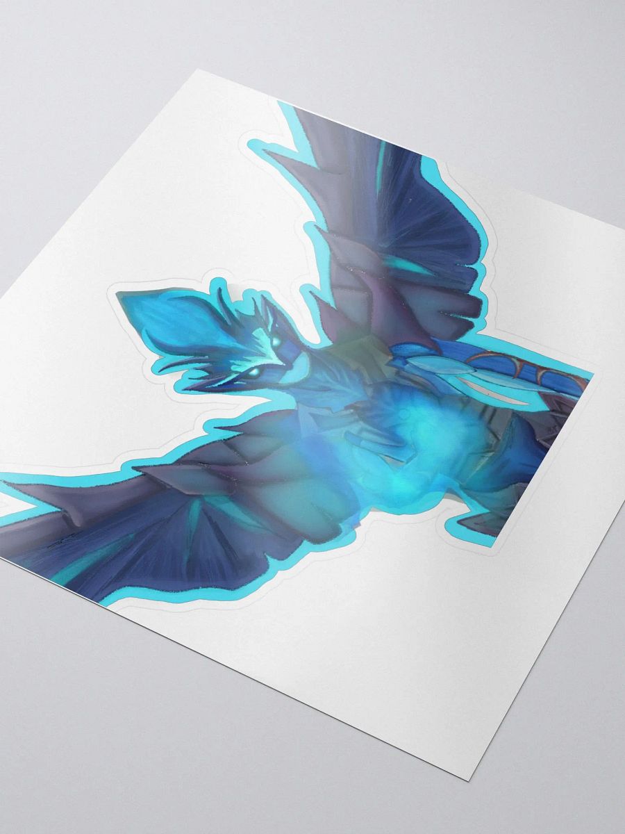 Blue-Flame Dragon Sticker product image (3)