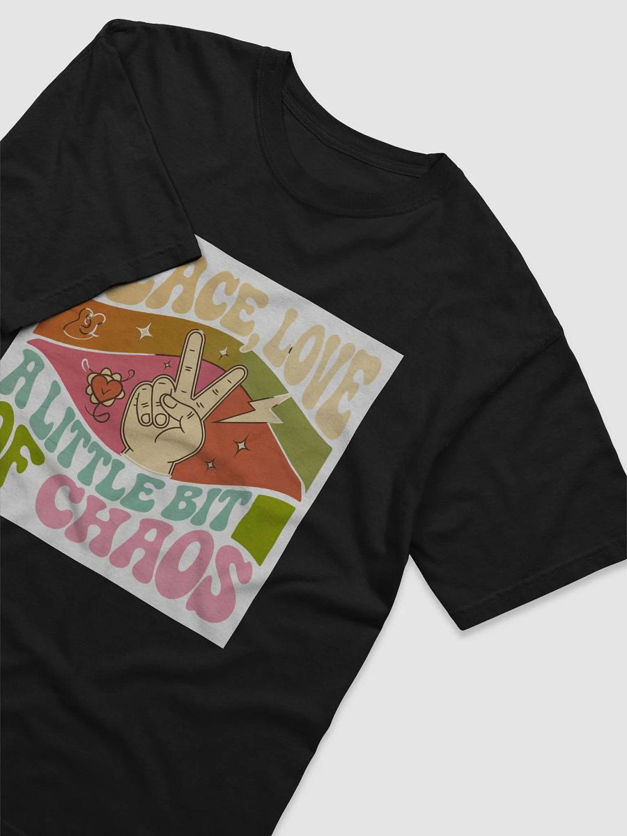Peace, Love, & Chaos Retro Tee product image (5)