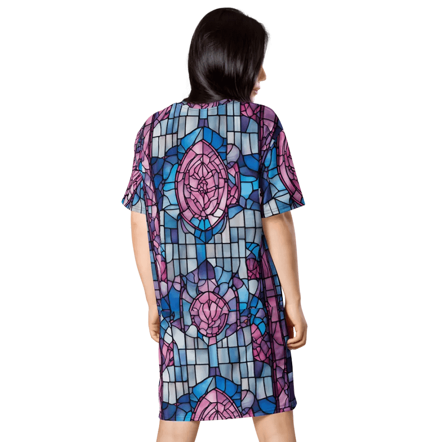 Symmetric Splendor T-Shirt Dress product image (3)