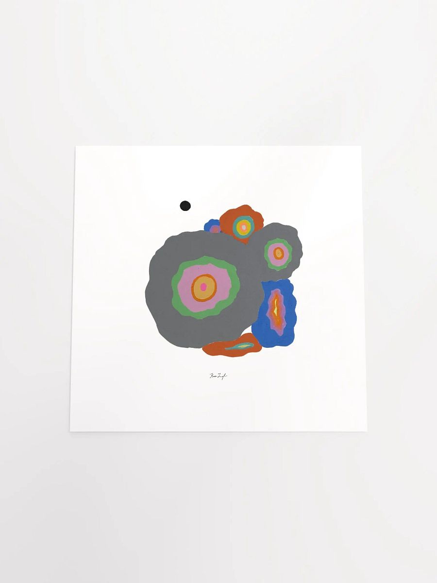 Abstract Stones Square Matte Print product image (20)