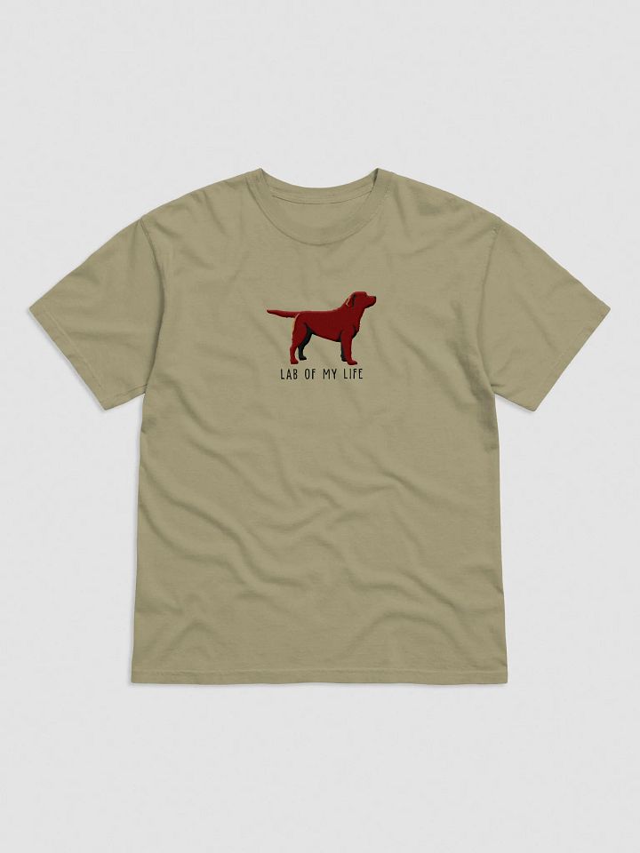 Lab of My Life T-Shirt(Embroidered) of a Labrador Retriever(Chocolate) product image (9)