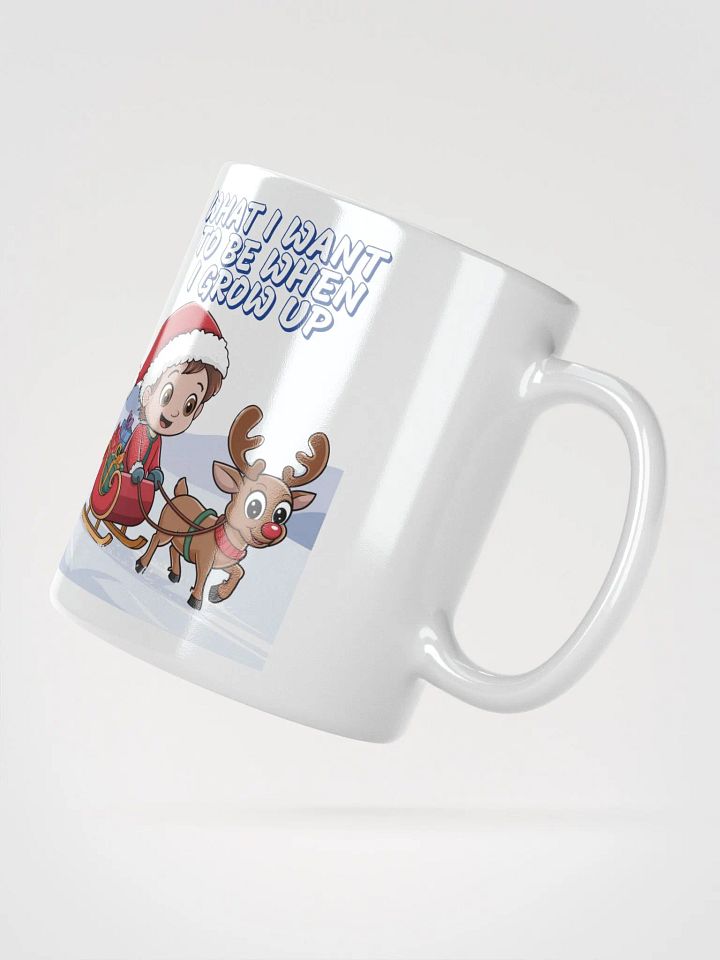 What I Want To Be When I Grow Up - Young Santa White Mug product image (6)