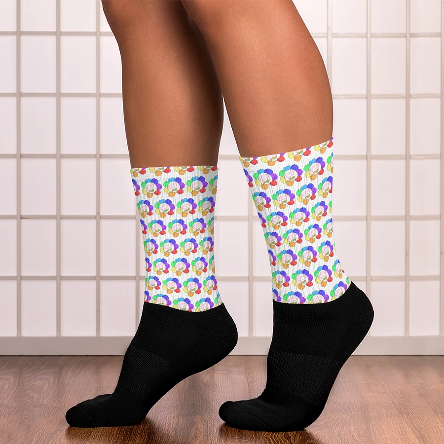 White Flower Socks product image (14)