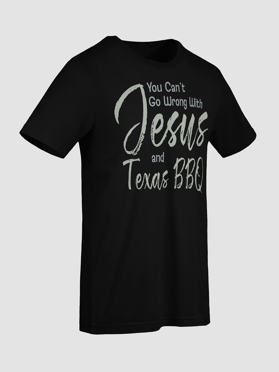 Jesus & Texas BBQ Supersoft Bella Canvas T-Shirt product image (5)