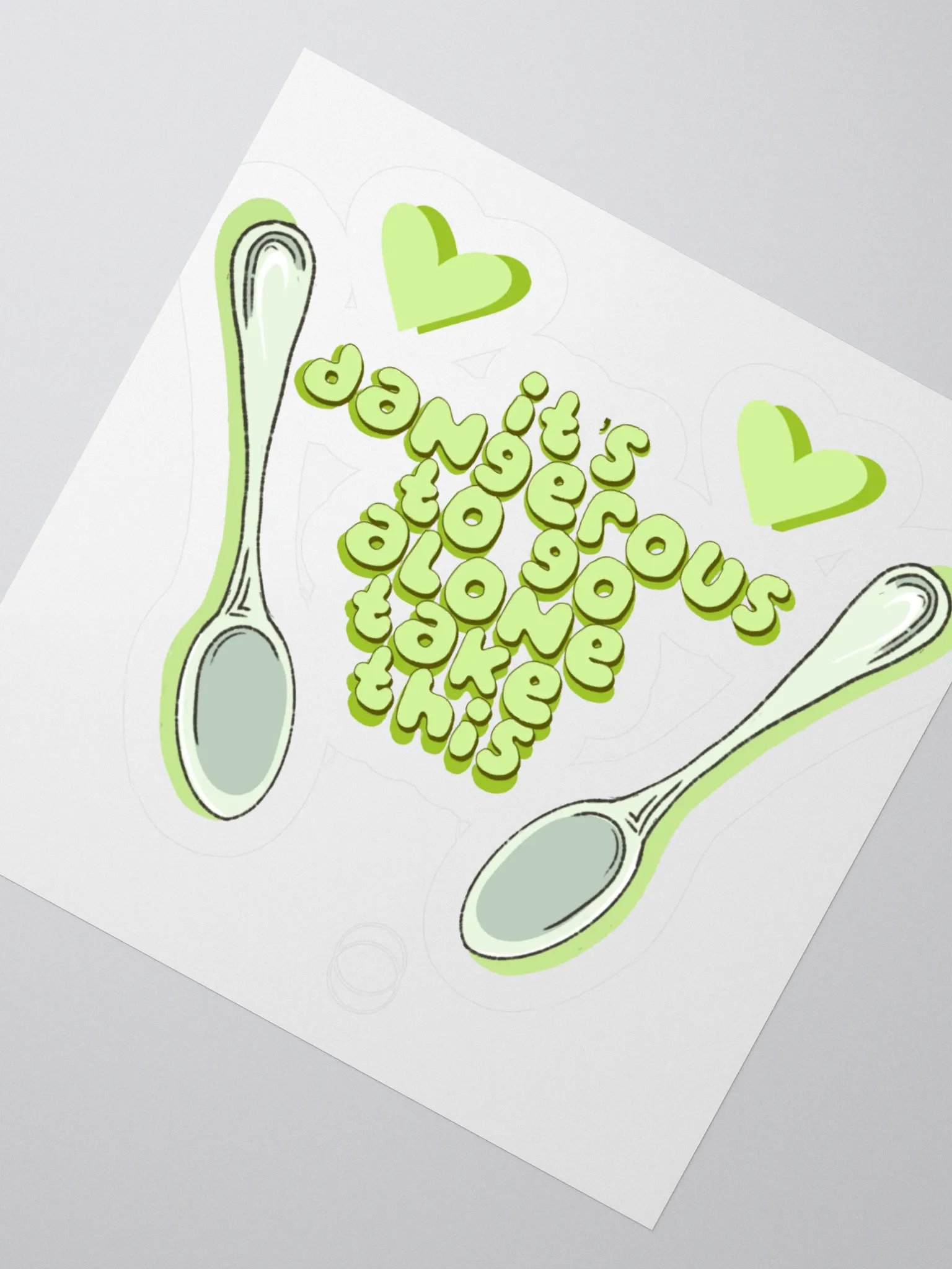 Lend some spoons (green) product image (6)