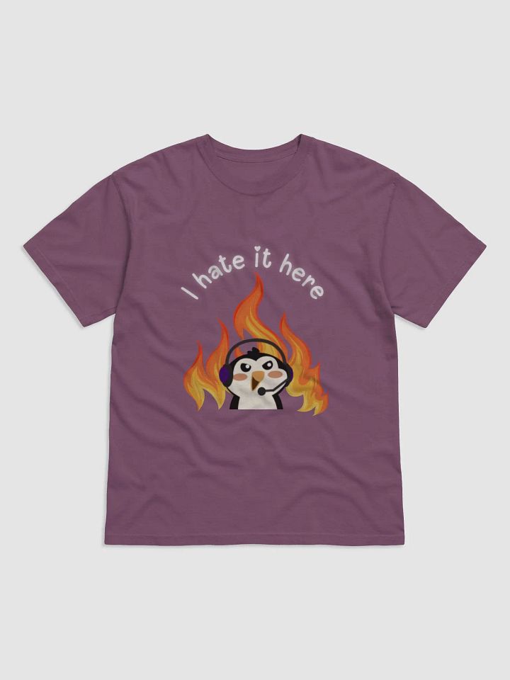I hate it here Flames White Logo product image (5)