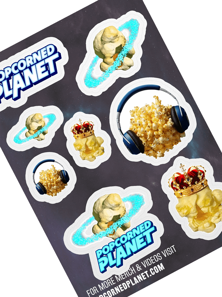 Popcorned Sticker Sheet product image (1)