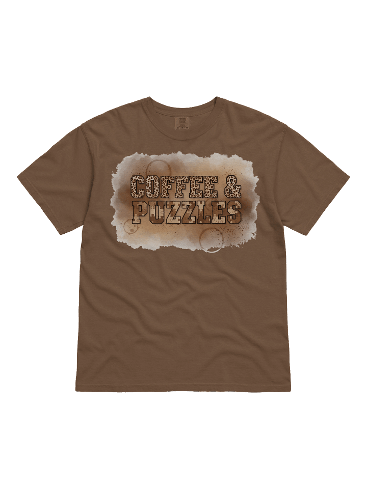 Coffee & Puzzles Rustic T-Shirt product image (2)