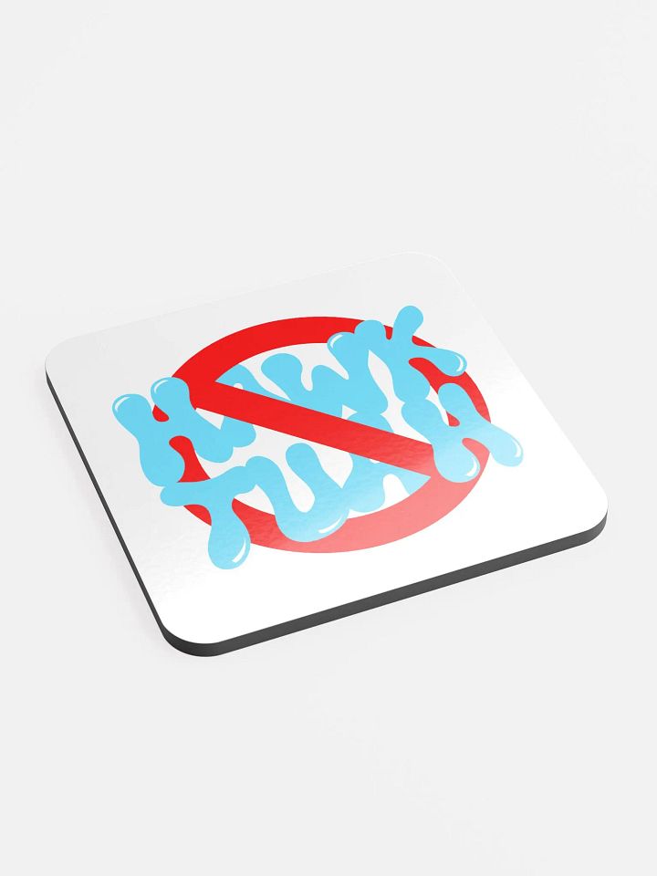 No Hawk Tuah Cork Coaster product image (2)