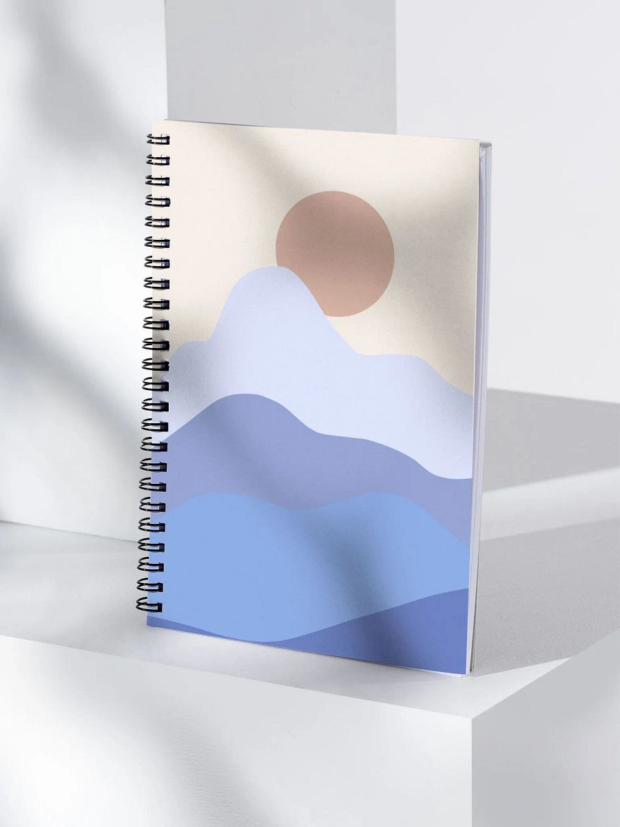 spiral minimalist landscape notebook product image (4)